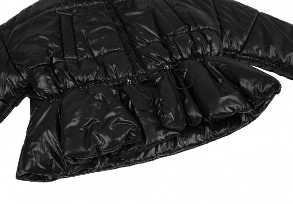 MSGM Waist Drawcord Padded Jacket Black Size 40