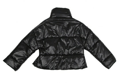 MSGM Waist Drawcord Padded Jacket Black Size 40