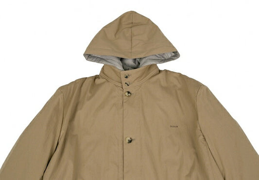Papas Beige Down Liner Stand Collar Coat Size 52LL