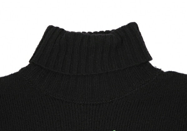 Off-White 20AW Logo Embroidered Sweater Black Size 38