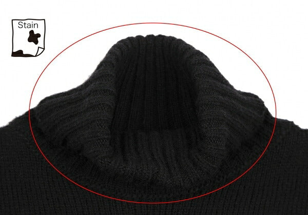 Off-White 20AW Logo Embroidered Sweater Black Size 38
