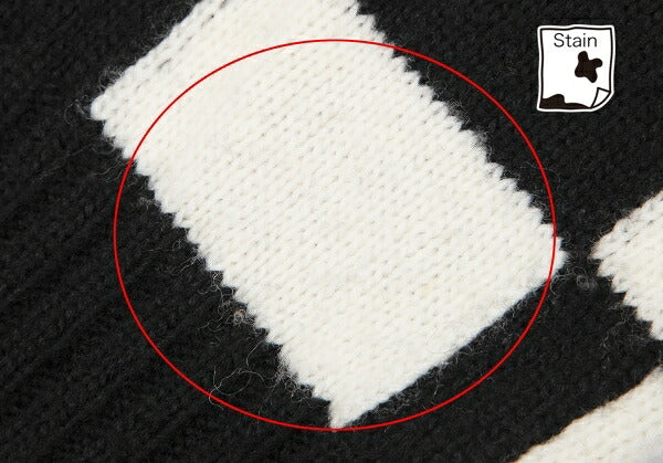 Off-White 20AW Logo Embroidered Sweater Black Size 38