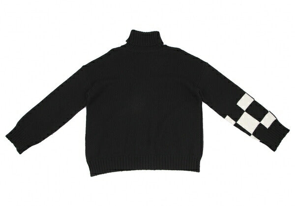 Off-White 20AW Logo Embroidered Sweater Black Size 38