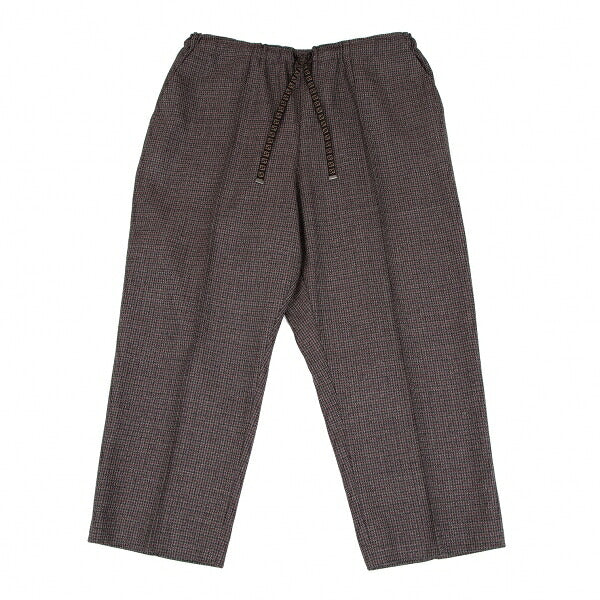 FENDI 18AW Zucca Houndstooth Tapered Pants Red Size 48