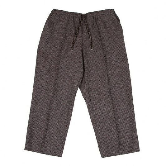 FENDI 18AW Zucca Houndstooth Tapered Pants Red Size 48