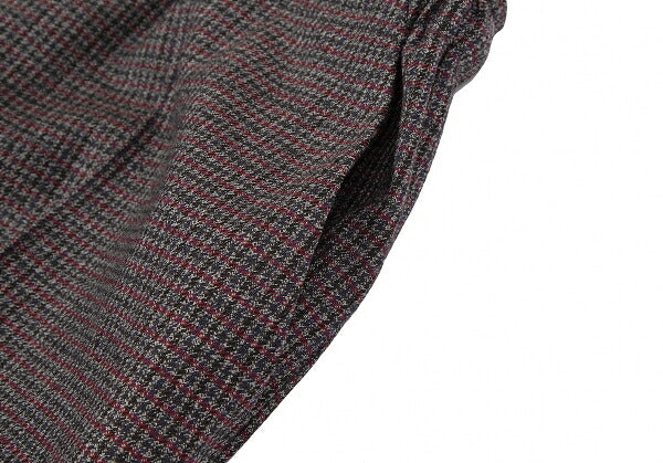 FENDI 18AW Zucca Houndstooth Tapered Pants Red Size 48