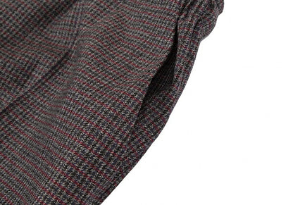 FENDI 18AW Zucca Houndstooth Tapered Pants Red Size 48