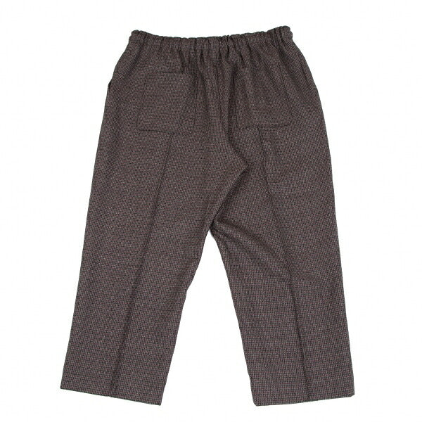 FENDI 18AW Zucca Houndstooth Tapered Pants Red Size 48