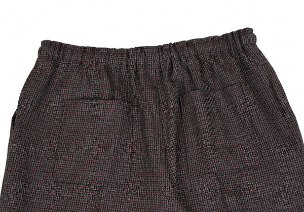 FENDI 18AW Zucca Houndstooth Tapered Pants Red Size 48