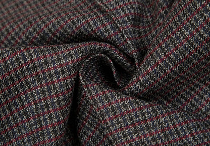 FENDI 18AW Zucca Houndstooth Tapered Pants Red Size 48