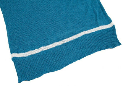 Yohji Yamamoto NOIR Cotton Linen Short Knit Blue Size 2