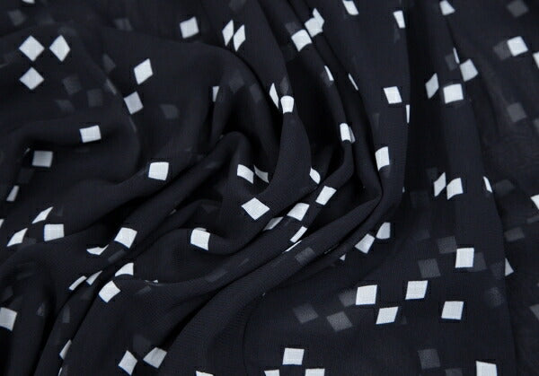 COMME des GARCONS Garment Washed Sheer Skirt Navy Size S