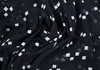 COMME des GARCONS Garment Washed Sheer Skirt Navy Size S