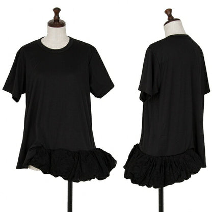 COMME des GARCONS 21AW Lace Volume Hem T-Shirt Black Size L