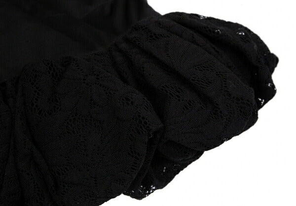 COMME des GARCONS 21AW Lace Volume Hem T-Shirt Black Size L