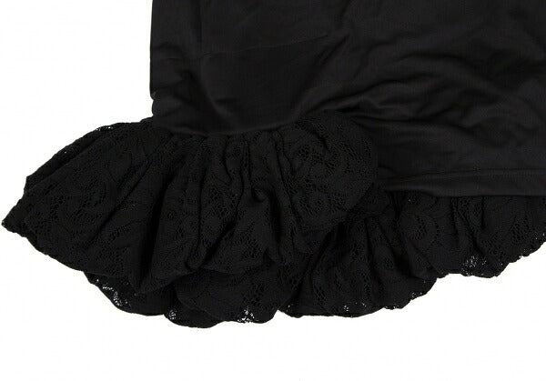 COMME des GARCONS 21AW Lace Volume Hem T-Shirt Black Size L