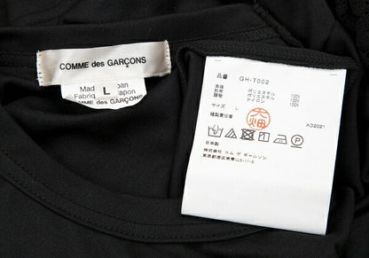 COMME des GARCONS 21AW Lace Volume Hem T-Shirt Black Size L