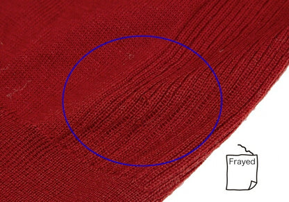 ISSEY MIYAKE FETE Wool Rib-Knit Midi Dress Red Size 2