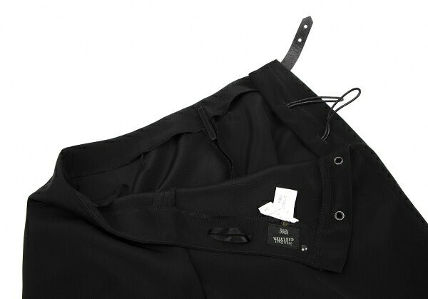 Jean Paul GAULTIER FEMME Triacetate Poly Belt Black Size 40