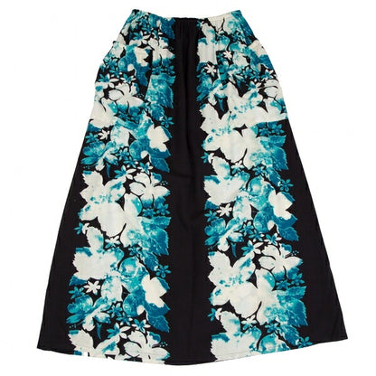 Jean Paul GAULTIER FEMME Rayon Floral Skirt Black Size 40