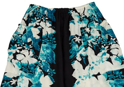 Jean Paul GAULTIER FEMME Rayon Floral Skirt Black Size 40