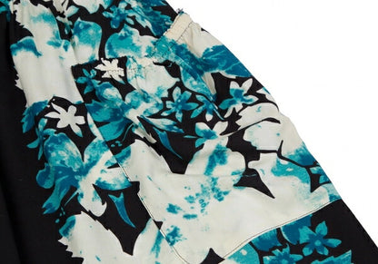 Jean Paul GAULTIER FEMME Rayon Floral Skirt Black Size 40