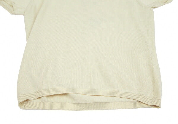 KEITA MARUYAMA Phoenix Bead Embroidered Knit Cream Size 2