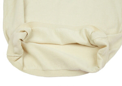 KEITA MARUYAMA Phoenix Bead Embroidered Knit Cream Size 2