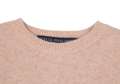 KEITA MARUYAMA Sleeve Embroidered Wool Sweater Pink Size M