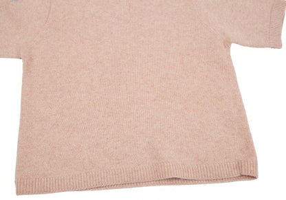 KEITA MARUYAMA Sleeve Embroidered Wool Sweater Pink Size M