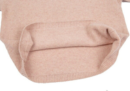 KEITA MARUYAMA Sleeve Embroidered Wool Sweater Pink Size M