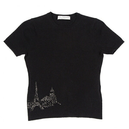 KEITA MARUYAMA Eiffel Tower Stitch Short Knit Black Size 1