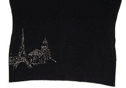KEITA MARUYAMA Eiffel Tower Stitch Short Knit Black Size 1