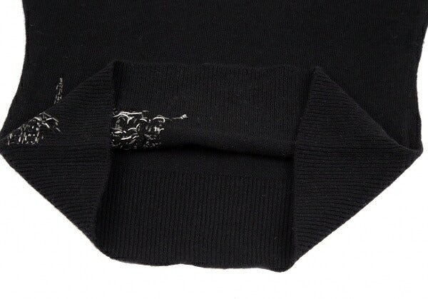 KEITA MARUYAMA Eiffel Tower Stitch Short Knit Black Size 1
