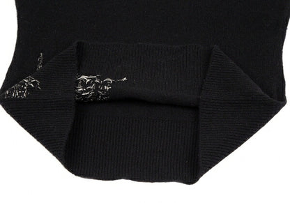 KEITA MARUYAMA Eiffel Tower Stitch Short Knit Black Size 1