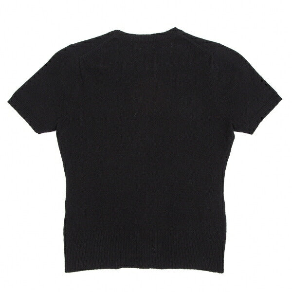KEITA MARUYAMA Eiffel Tower Stitch Short Knit Black Size 1