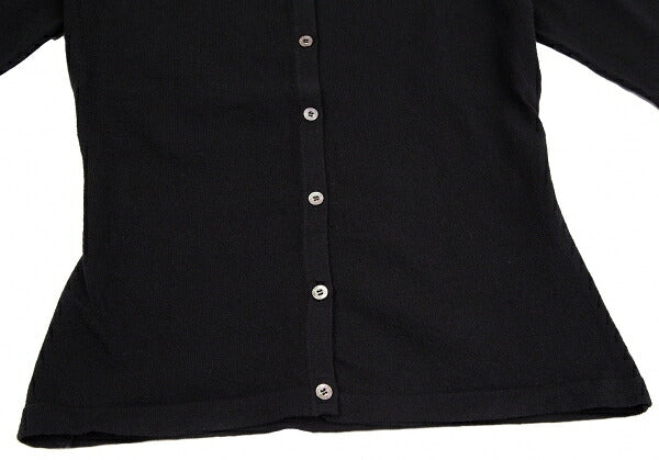 KEITA MARUYAMA Peacock Embroidery 3/4 Cardigan Black Size 1