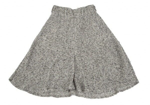 Y's Alpaca Blend Nep Knit Skirt Gray Size 1