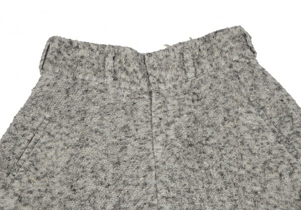 Y's Alpaca Blend Nep Knit Skirt Gray Size 1