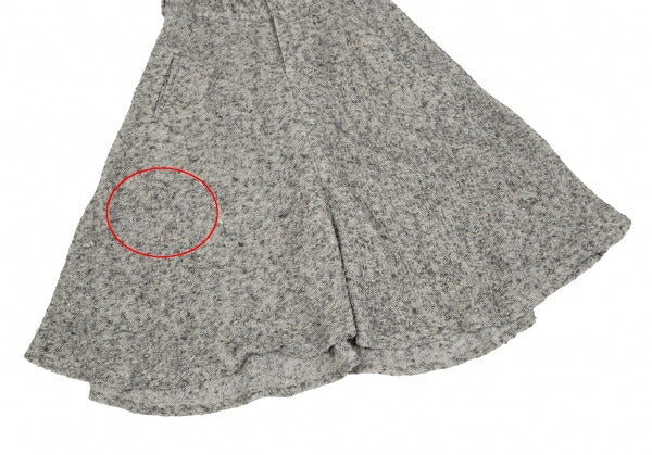 Y's Alpaca Blend Nep Knit Skirt Gray Size 1
