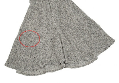 Y's Alpaca Blend Nep Knit Skirt Gray Size 1