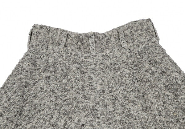 Y's Alpaca Blend Nep Knit Skirt Gray Size 1