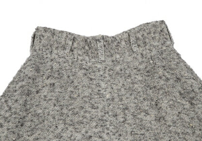 Y's Alpaca Blend Nep Knit Skirt Gray Size 1
