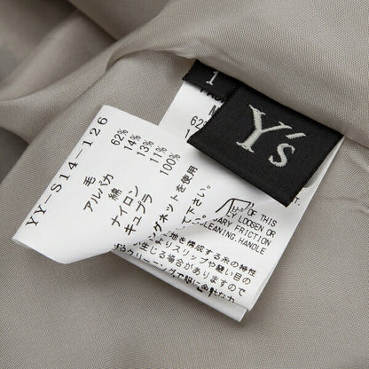 Y's Alpaca Blend Nep Knit Skirt Gray Size 1