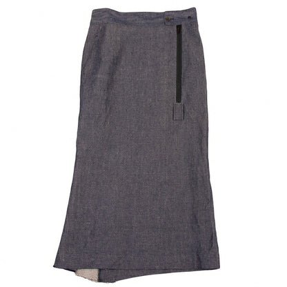 Yohji Yamamoto FEMME Linen Denim Skirt Indigo Size 1