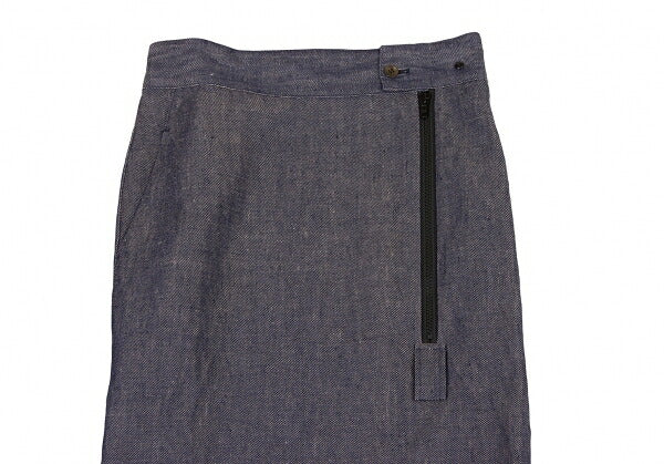 Yohji Yamamoto FEMME Linen Denim Skirt Indigo Size 1