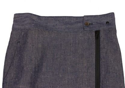 Yohji Yamamoto FEMME Linen Denim Skirt Indigo Size 1