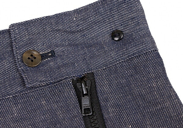 Yohji Yamamoto FEMME Linen Denim Skirt Indigo Size 1