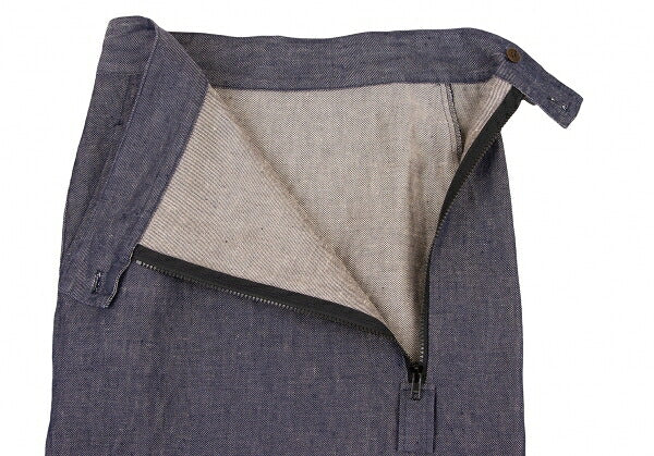 Yohji Yamamoto FEMME Linen Denim Skirt Indigo Size 1