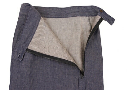 Yohji Yamamoto FEMME Linen Denim Skirt Indigo Size 1